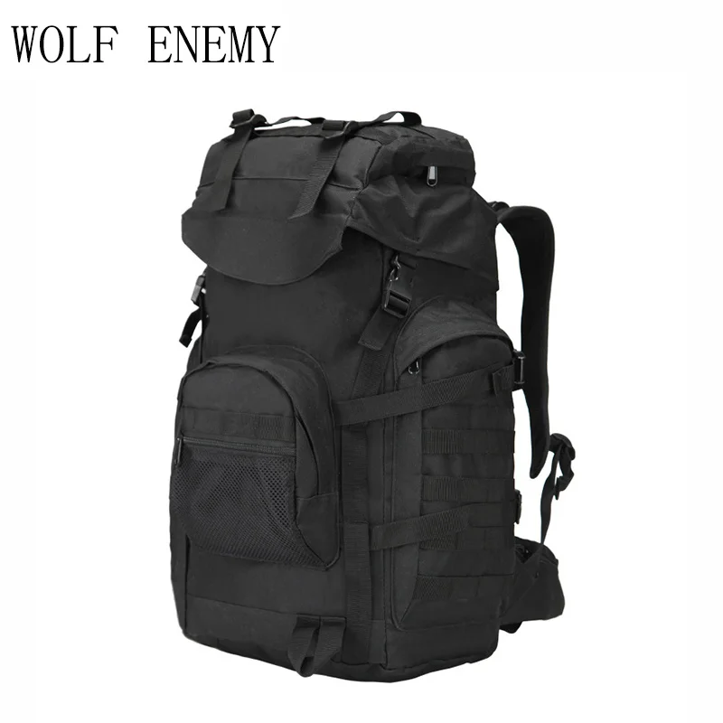 

Outdoor Tactical Backpack 60L Military bag Army Trekking Sport Travel Rucksack Camping Hiking Camouflage Bag Assault Knapsack