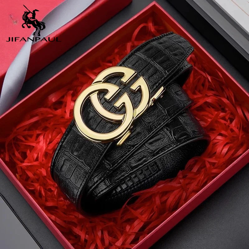 Мужской Ремень Из Высококачественной Искусственной Кожи С Автоматической