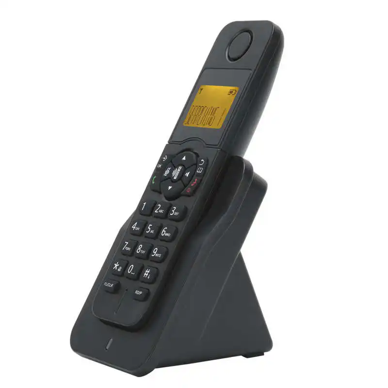Home Office Expandable Cordless Telephone Hands-Free Call Landline Phone Home Fixed Phones with Caller ID US Plug 100-240V