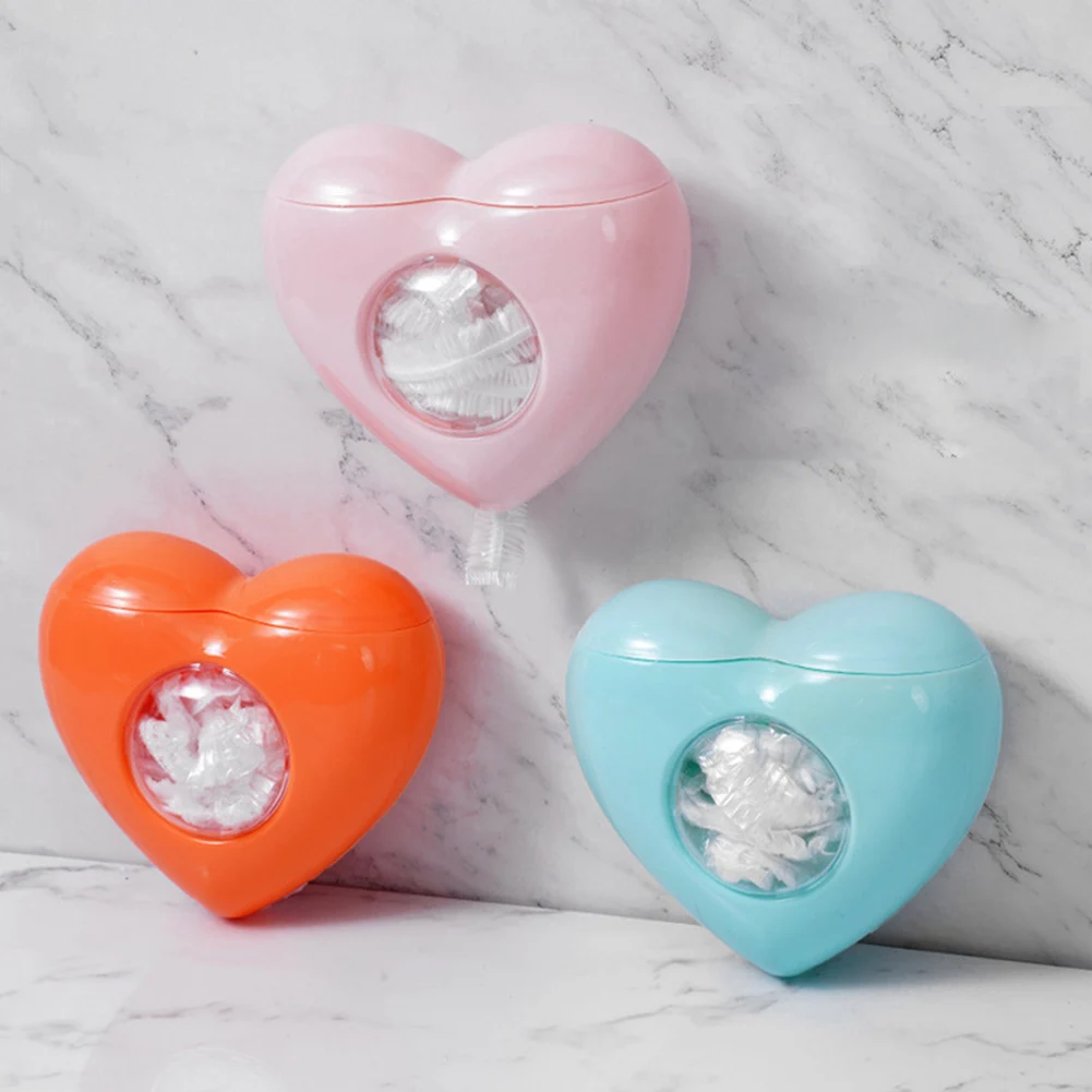 

1 шт., пластиковый контейнер для хранения в форме сердца