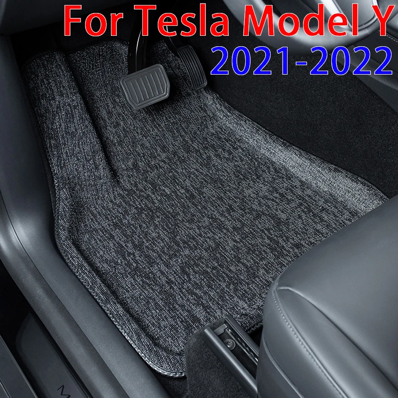 Fully Surrounded Special Foot Pad For 2021 2022 Tesla Model Y Waterproof Non-Slip Floor Mat Car Modified Accessories | Автомобили и