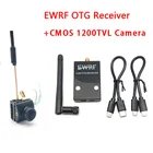 Новый приемник EWRF, UVC, передача видео, OTG VR, Android, телефон с Cmos 1200TVL, 13 дюйма, COMS, объектив 2,1 мм, PAL FPV камера для FPV дрона