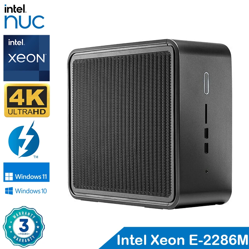 棒*棒様 Intel NUC 9 Pro / Xeon E-2286M / 32 Комплект Intel NUC 9 Pro NUC9VXQNX Кварцевый каньон Intel Xeon E