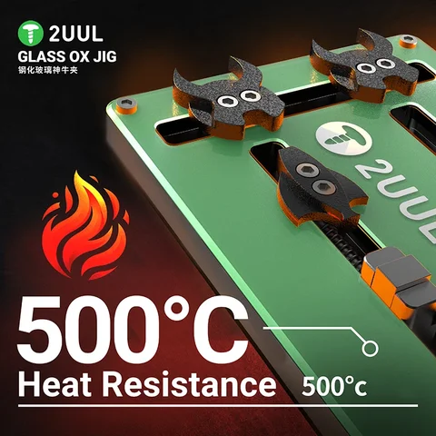 2UUL BH21 GLASS OX JIG Универсальный держатель печатной платы телефона, термостойкое приспособление для материнской платы для ремонта платы мобильного телефона