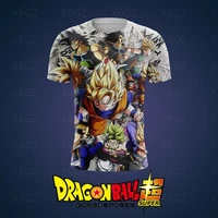 cartoon dragon ball z summer top 3d print manga fashion mens clothing goku oversized t shirt 2022 cool anime t shirts harajuku