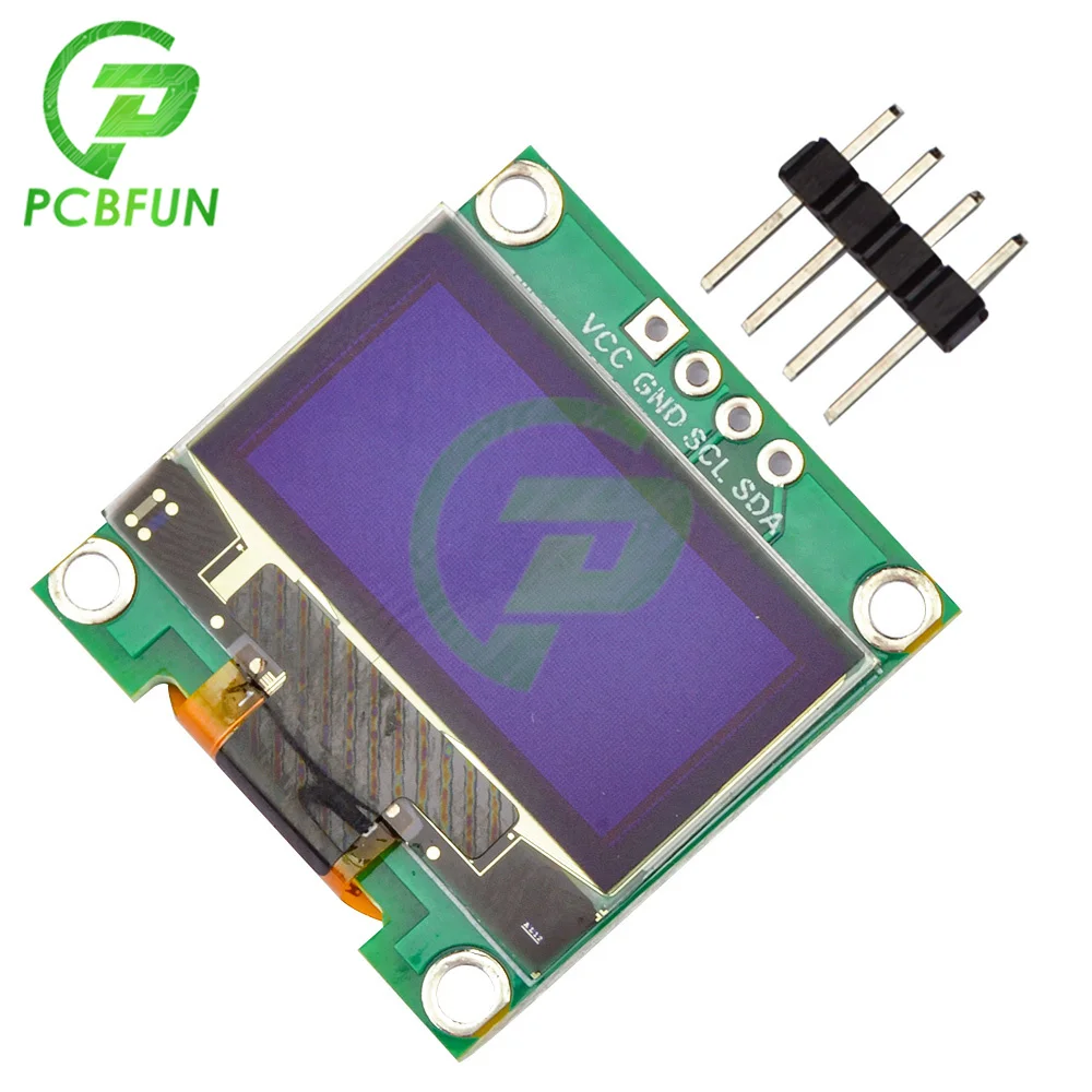 OLED-модуль 0 96 дюйма Драйвер интерфейса IIC/I2C x 6 4 разрешения для Arduino |