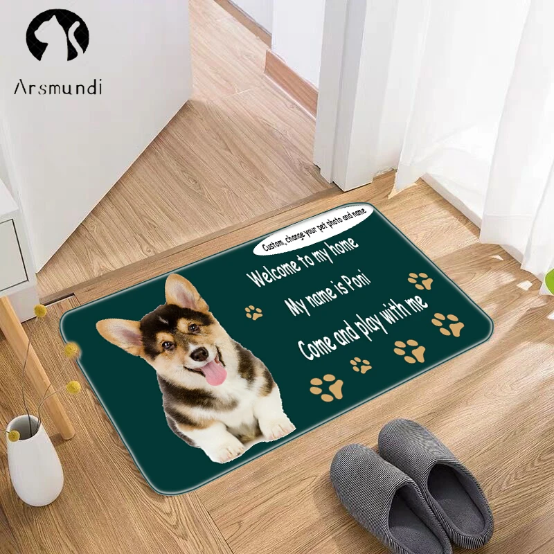

Custom Children Room Mat Bathroom Pet Bath Kitchen DIY Rug Entrance Door Doormat Rugs Living For Carpet the Bedroom Foot Lounge
