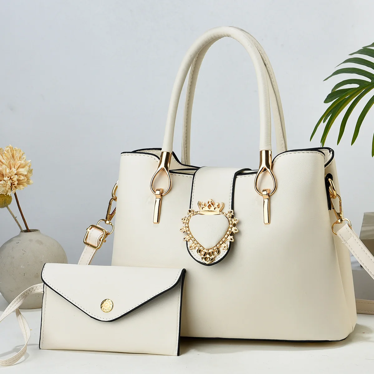 

2023 New Bag Women's Trendy Simple and Versatile Women's Mother Bag Handbag High-end Shoulder Bag