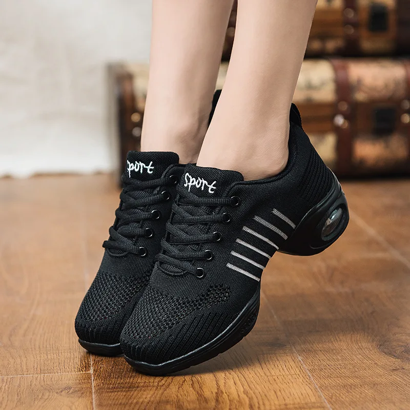 

Женские сетчатые кроссовки XIHAHA, современная мягкая подошва, дышащие легкие для танцев, фитнеса, лето