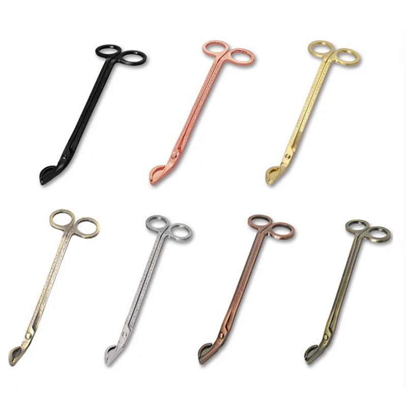 

1pc Candle Wick Trimmer Stainless Steel Candle scissors trim wick Cutter Snuffer