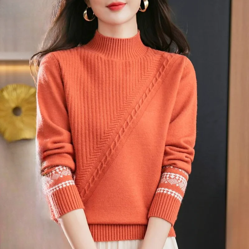 Новинка 2023 Женская куртка осенне-зимний шерстяной свитер кашемировая утепленная