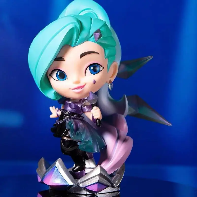 

Подлинная игра «Лига Легенд» KDA Серафин, набор для гаража, Подвижная кукла, модель с анимационным орнаментом, подарок на день рождения для мальчиков и детей
