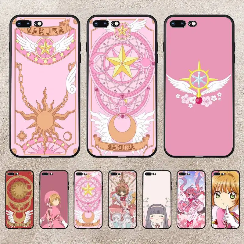 

Cardcaptor Sakura Phone Case For Huawei Y5 Y62019 Y52018 Y92019 Luxury Funda Case For 9prime2019