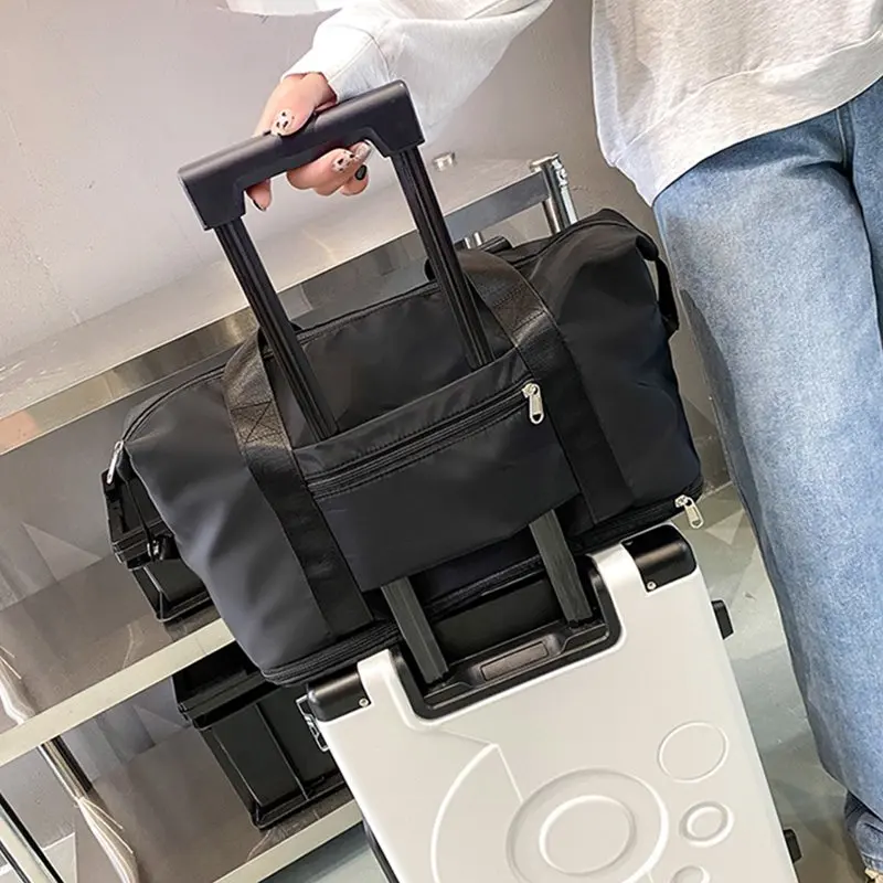 36x20cm Travel Bags Collapsible Waterproof Sports Duffle Bag Multipurpose Gym Bag Women Carry Luggage Tote Bag Week