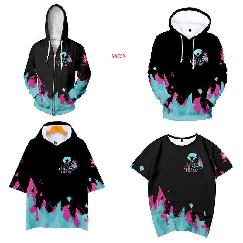 

Anime Hoodie Cosplay PROMARE Zipper Jacket Teen Harajuku Pullover Fashion Daily Casual Men Women Funny Coat 3D Tops Streetwear