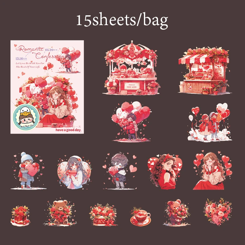 

Mr Paper, Романтические признания, наклейки для животных