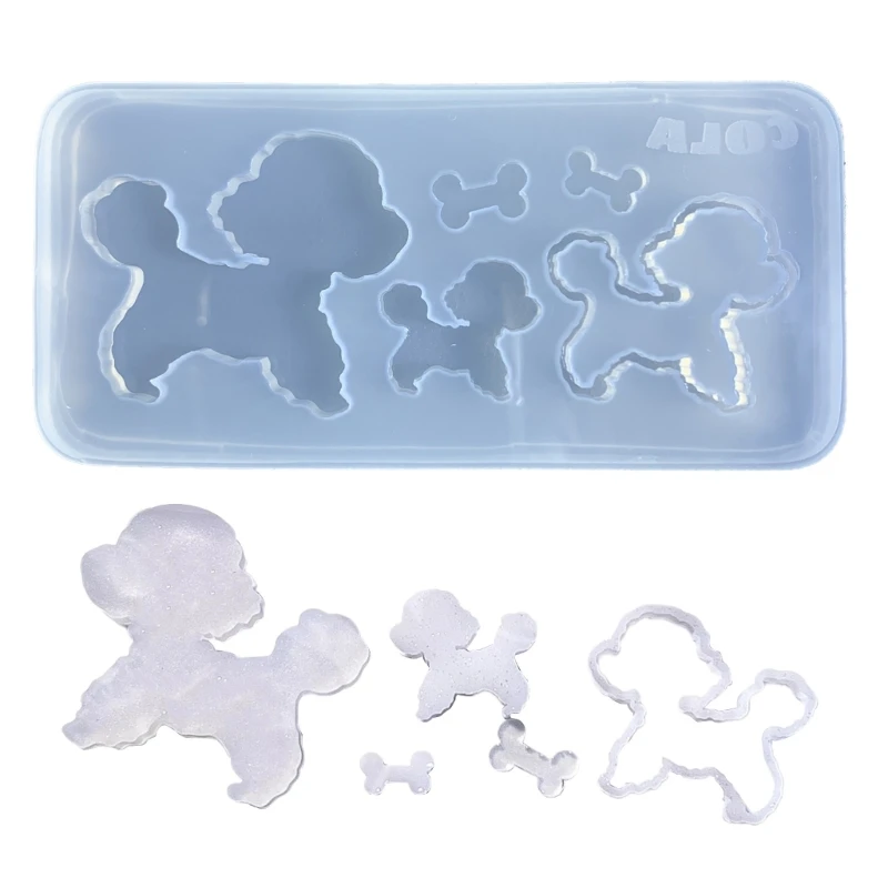 

Keychain Silicone Mold Resin Casting Hollow Shaking Cup Mould Keyring Crystal Making Hanging Pendant Jewelry Dropship