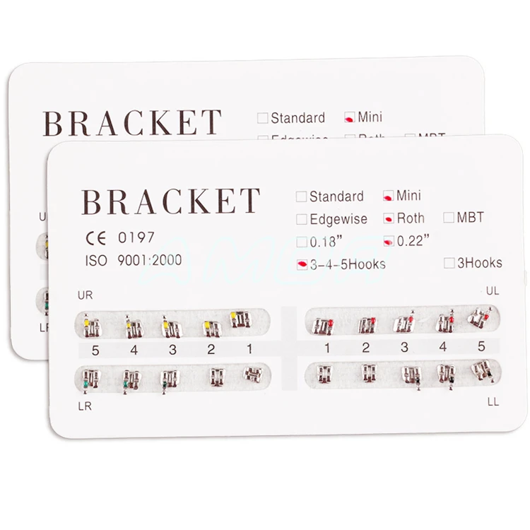 

Hot Selling Mini Roth Orthodontics Dental Metal Bracket