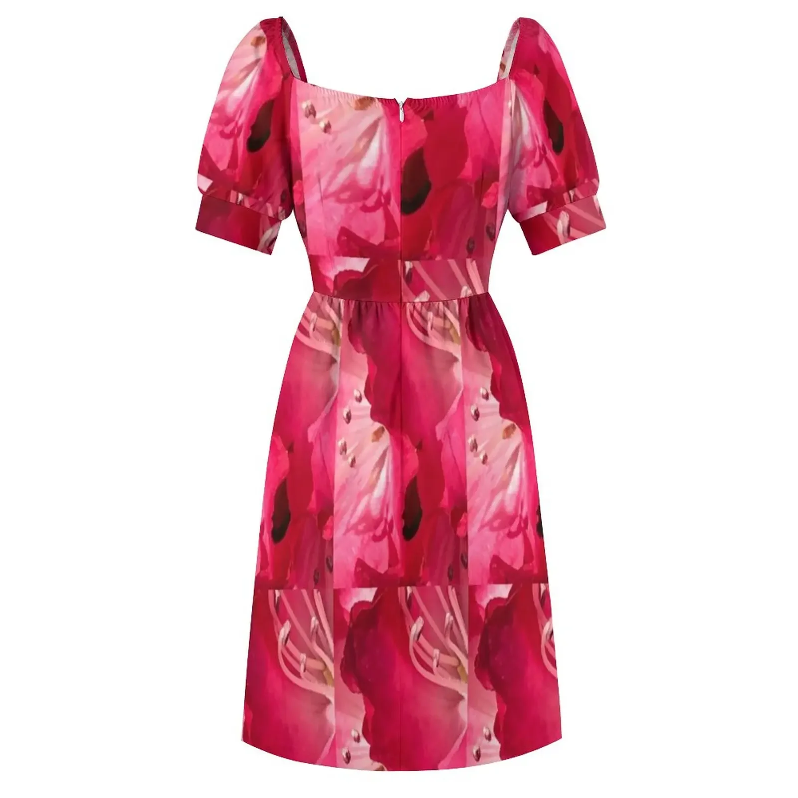 Платье с короткими рукавами Inner Rhododendron летняя одежда вечерние платья женские