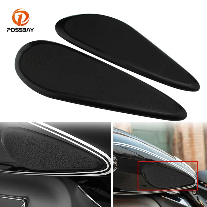 

Motorcycle 2pcs Side Fuel Tank Pads Traction Pad Protector Sticker Decal Gas Knee Grip Tankpad for BMW R18 Classic R18 2020-2021