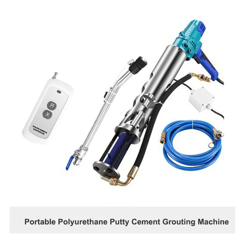 

1500W Portable Polyurethane Putty Cement Grouting Machine Multifunctional High Pressure Waterproof Spraying