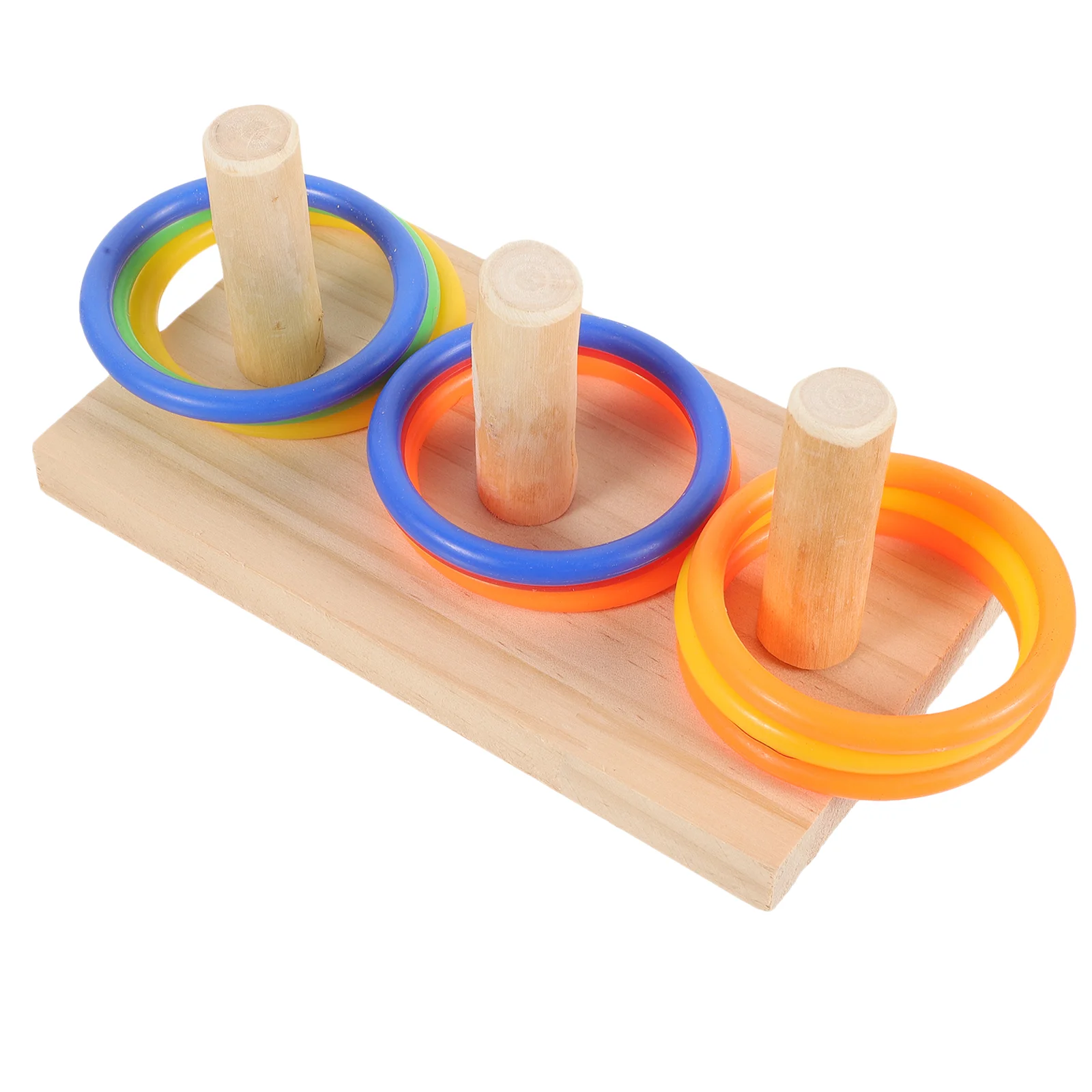 

Parrot Ring Toy Training Cockatiel Toys Bird Cage Educational Accessories Parakeets Plastic Wooden