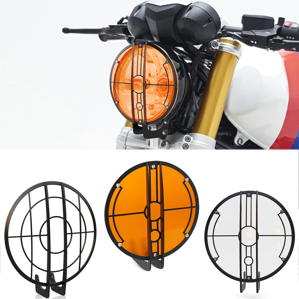 

For BMW R Nine T RNineT R1200 NINE-T Scrambler Urban GS Pure RACER Headlight Grille Guard Headlamp Cover Protector Accessories