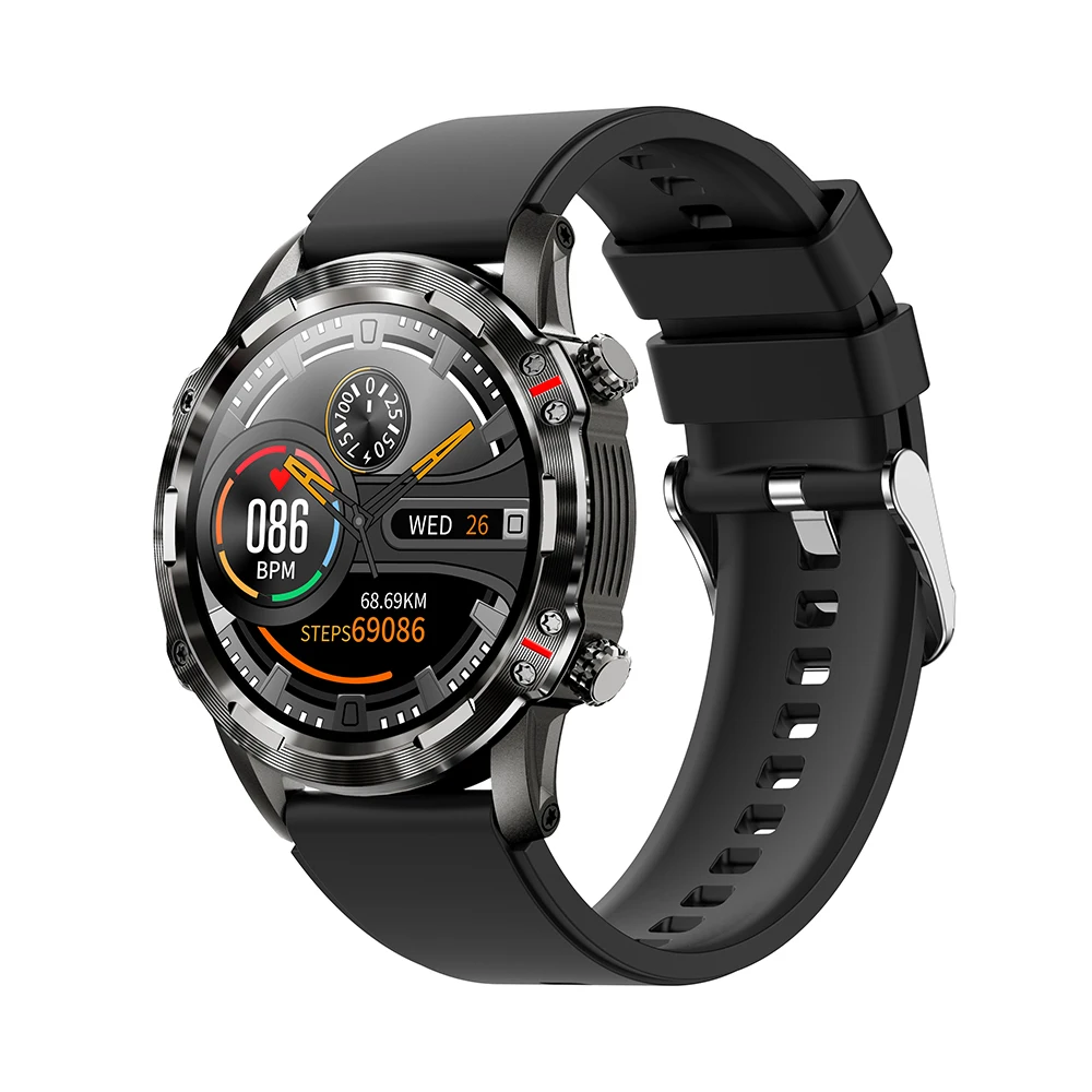 

Rainbuvvy CF89 Sports Smart Watch Bluetooth Call Heart Rate Blood Pressure Monitoring IP67 Waterproof 1.32 Inch 360*360 Screen
