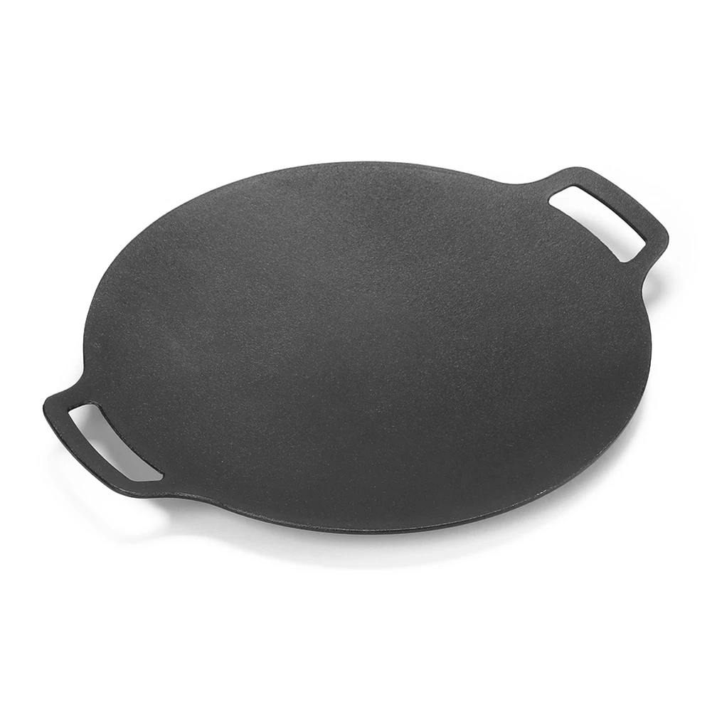 

Outdoor Barbecue Frying Baking Pan Portable Iron Plate Multi-purpose Home Picnic Camping BBQ Plate Camp Cooking Supplies