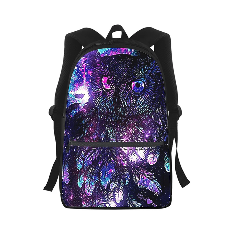 animal owls Men Women Backpack 3D Print Fashion Student School Bag Laptop Backpack Kids Travel Shoulder Bag