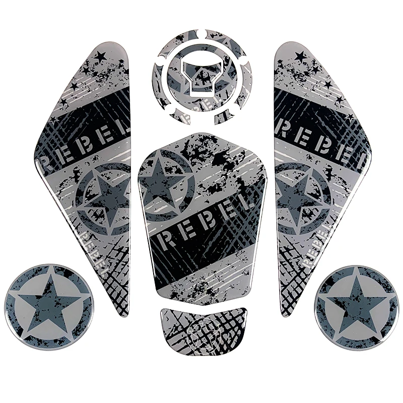 

3D аксессуары для мотоциклов, наклейки на топливный бак для Honda Rebel CMX 1100 REBEL 500 REBEL 300 CMX 500 CM500 CM300