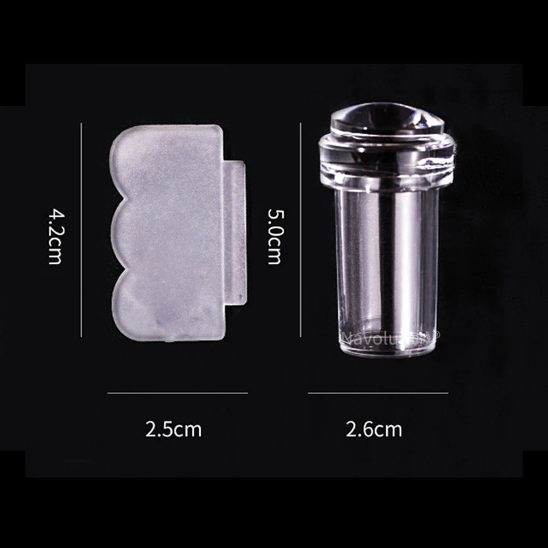 1 набор прозрачный мини-скребок для стемпинга