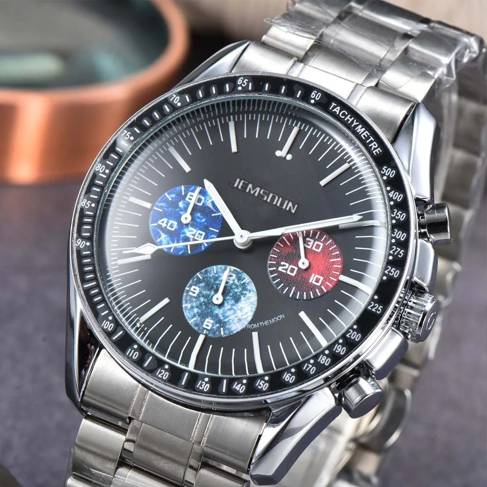 

2022 New Hot Luxury Brand Watches For Mens Classic Original Multifunction Stainless Steel Watch Business Chronograph AAA Clocks