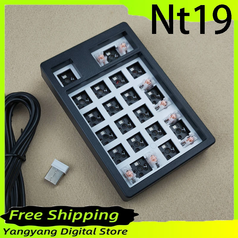 В следующий раз мини-клавиатура с клавиатурой Nt19 Bluetooth три режима горячая заменка