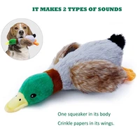 duck dog toy plush furry sound cotton rope kawaii interactive portable toy dog chew toys for small dogs indoor perros juguetes c
