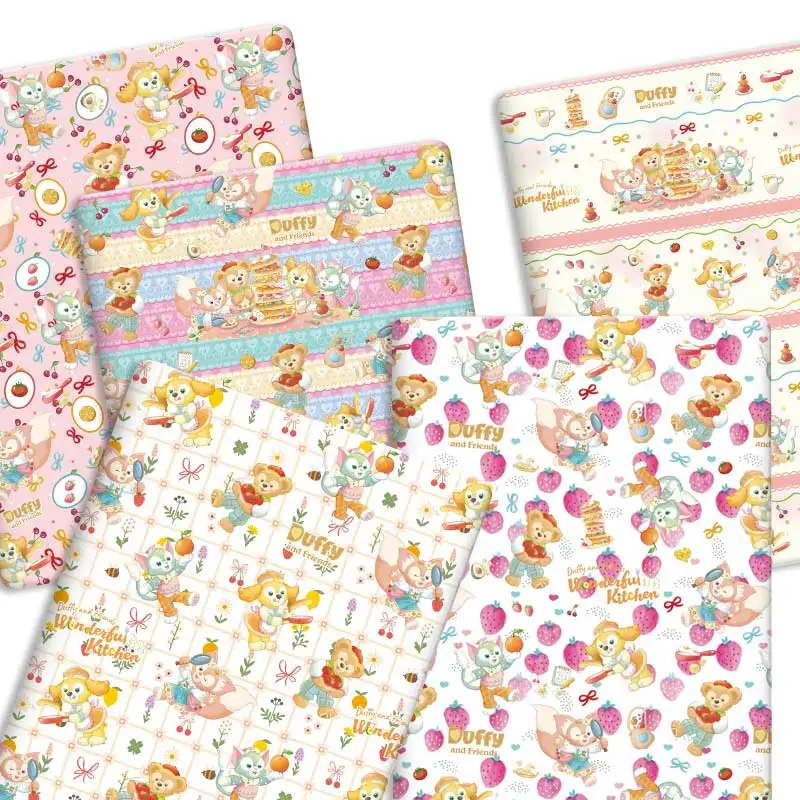 Ткань Диснея 140x50 см хлопчатобумажная ткань с героями мультфильмов лоскутная