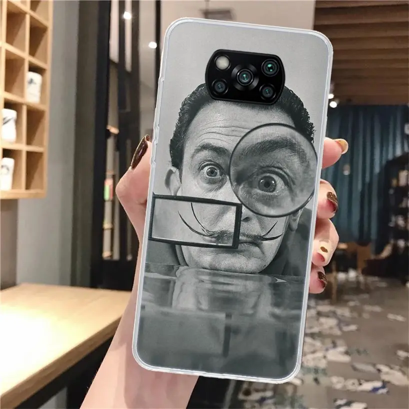 Силиконовый чехол Salvador Dali Art для телефона Xiaomi Poco X3 Nfc X5 X6 X7 F6 F5 Pro M5S M5 X4 F4 GT M4 M3 F3 F2 F1