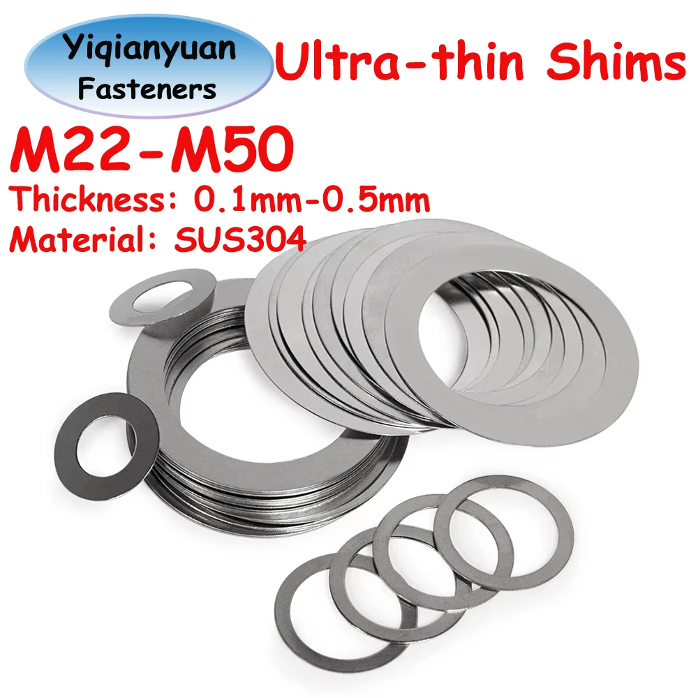 

Шайбы Yiqianyuan DIN988 SUS304 нержавеющая сталь 8-50 шт