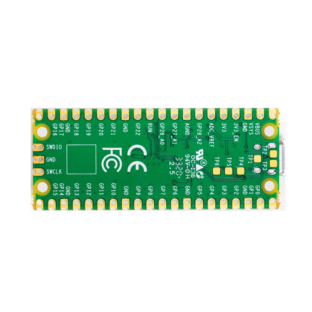 Официальная Raspberry Pi Pico Board RP2040 двухъядерный КБ ARM микрокомпьютер с низкой