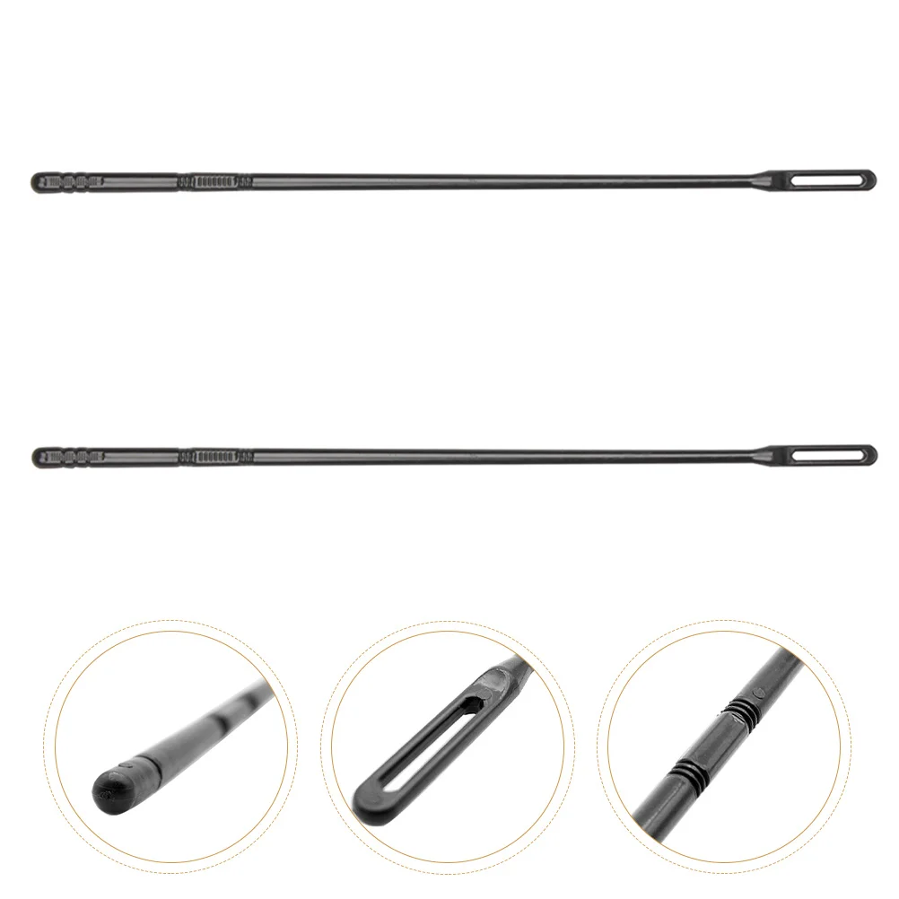 

2 Pcs Wind Instrument Flute Cleaner Nursing Accessories Cleaning Gadgets Plastic Rod
