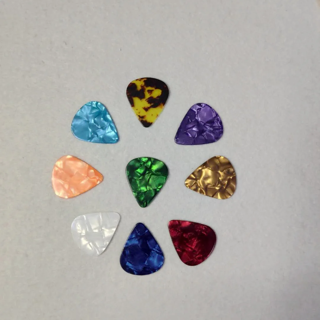 

10PCS Guitar Picks Plectrum Celluloid Electric Smooth Guitar Pick Bass Acoustic Guitar Accessories