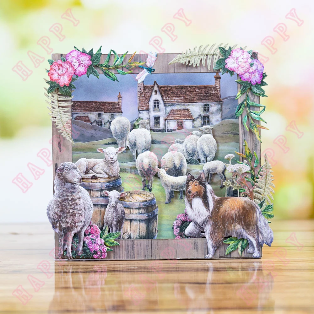 Металлические режущие штампы Rhododendron Highland цветы рай украшение для рукоделия