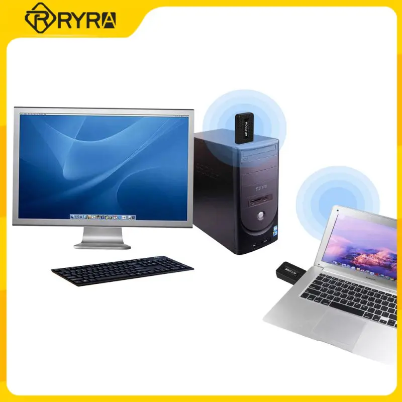 

Мини USB Wi-Fi адаптер RYRA, 1300 Мбит/с, два диапазона
