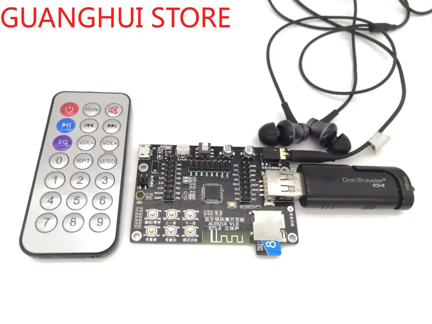 Плата разработки Ac6921a модуль Bluetooth 5 0 стерео MP3 решение по индивидуальному заказу