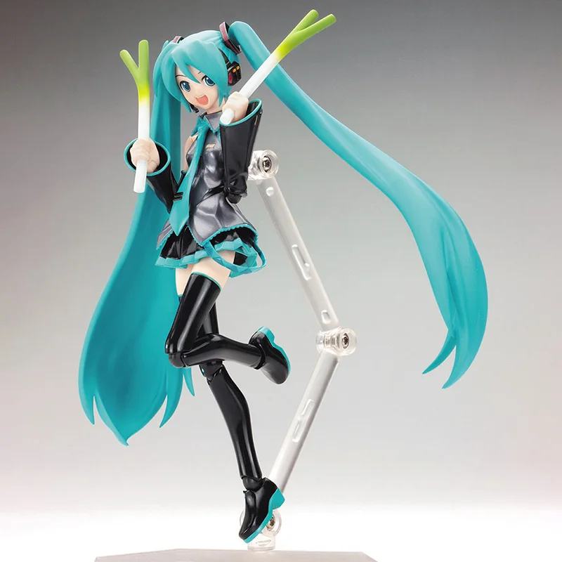 Фигурки героев Аниме FIGMA Hatsune Miku подвижные шарниры реквизит настольное украшение