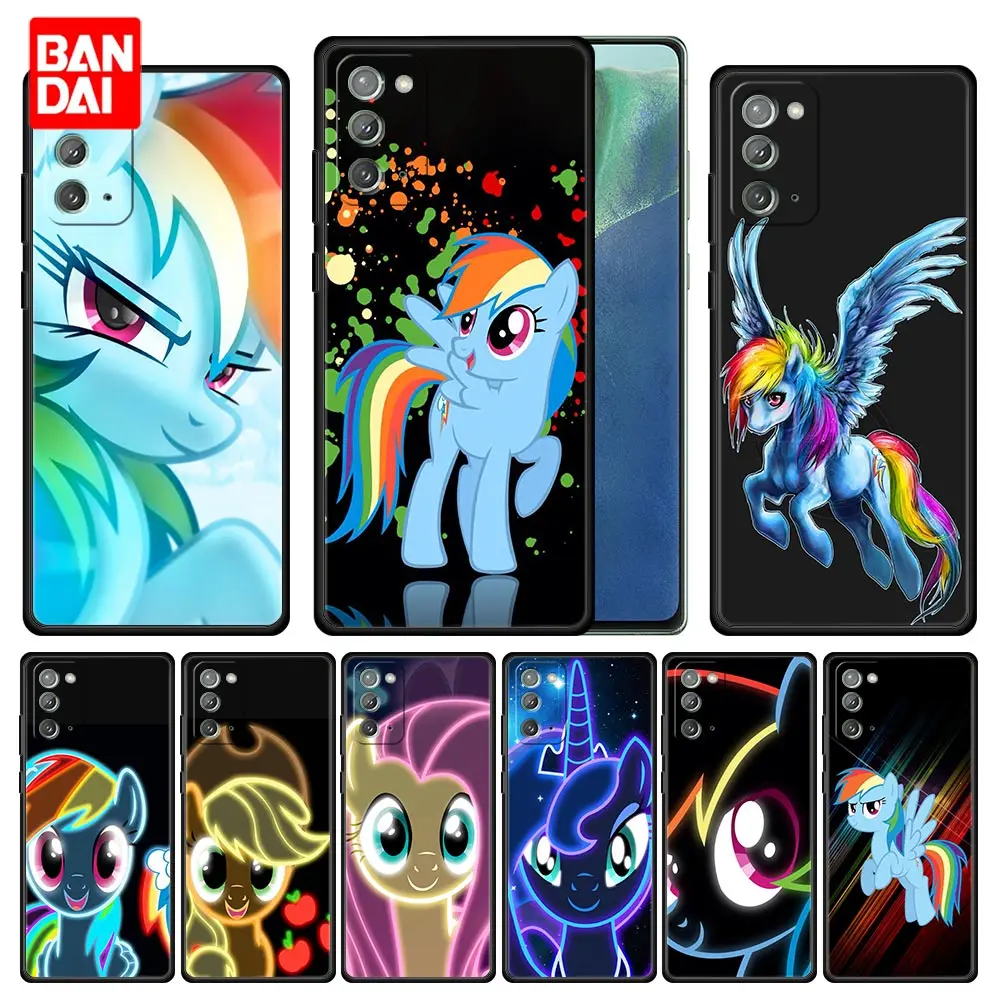 

Cover Case for Samsung Galaxy Note 20 10 9 8 S21 S20 FE Plus Ultra Lite 4G 5G Shell Bag Soft Cute My Little Pony Rainbow Dash