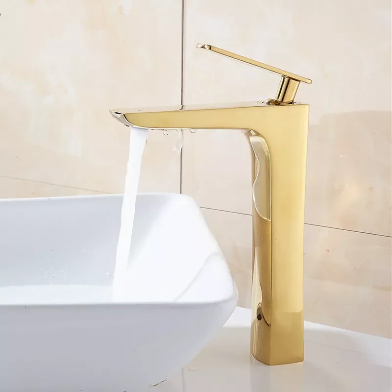 

Basin Faucet Bath Water Basin Mixer Tap Bathroom Faucet Hot & Cold Black/White Brass Toilet Sink Water Crane Gold Mixer