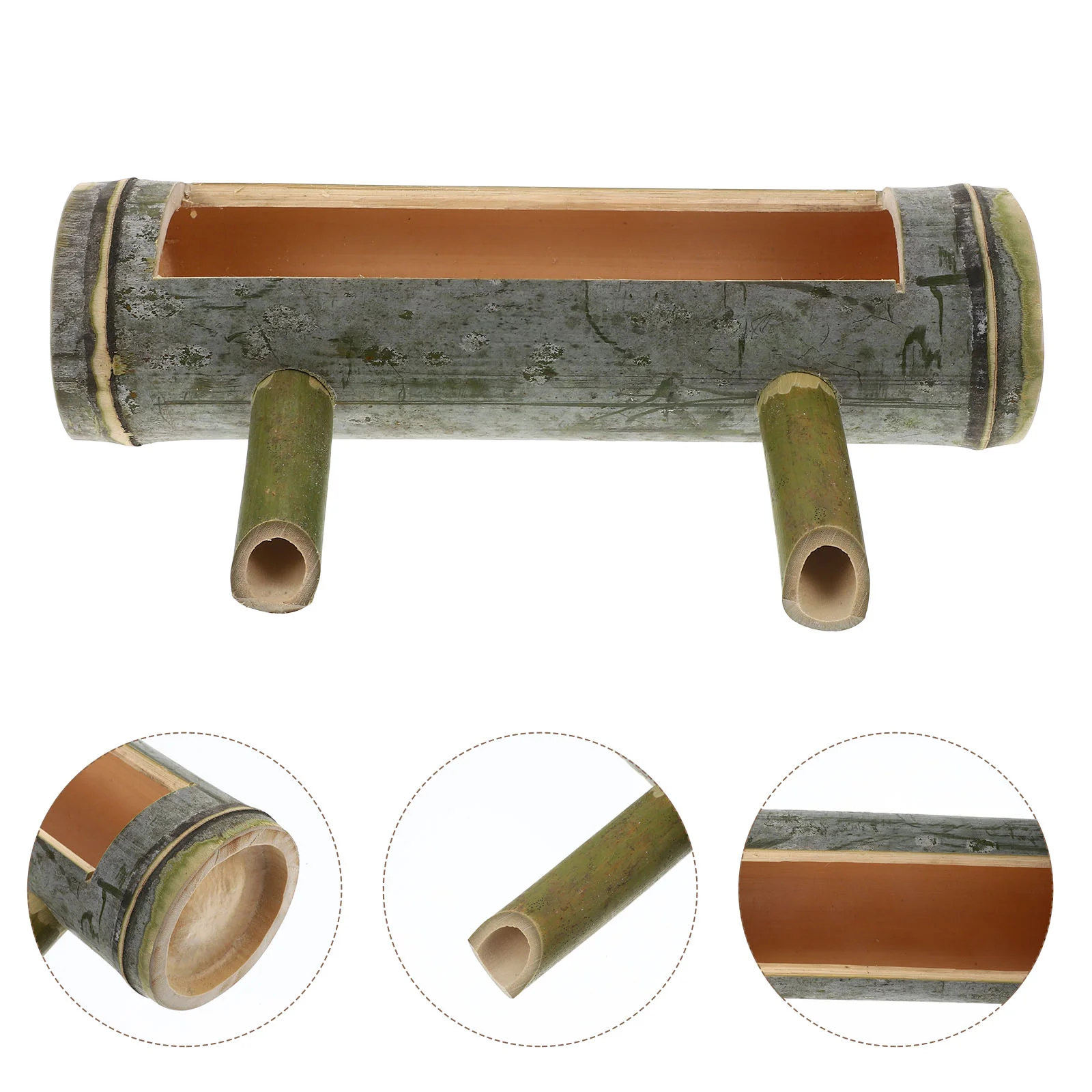 Бамбуковые аксессуары для воды фонтан носик аквариум садовый декор счастливый