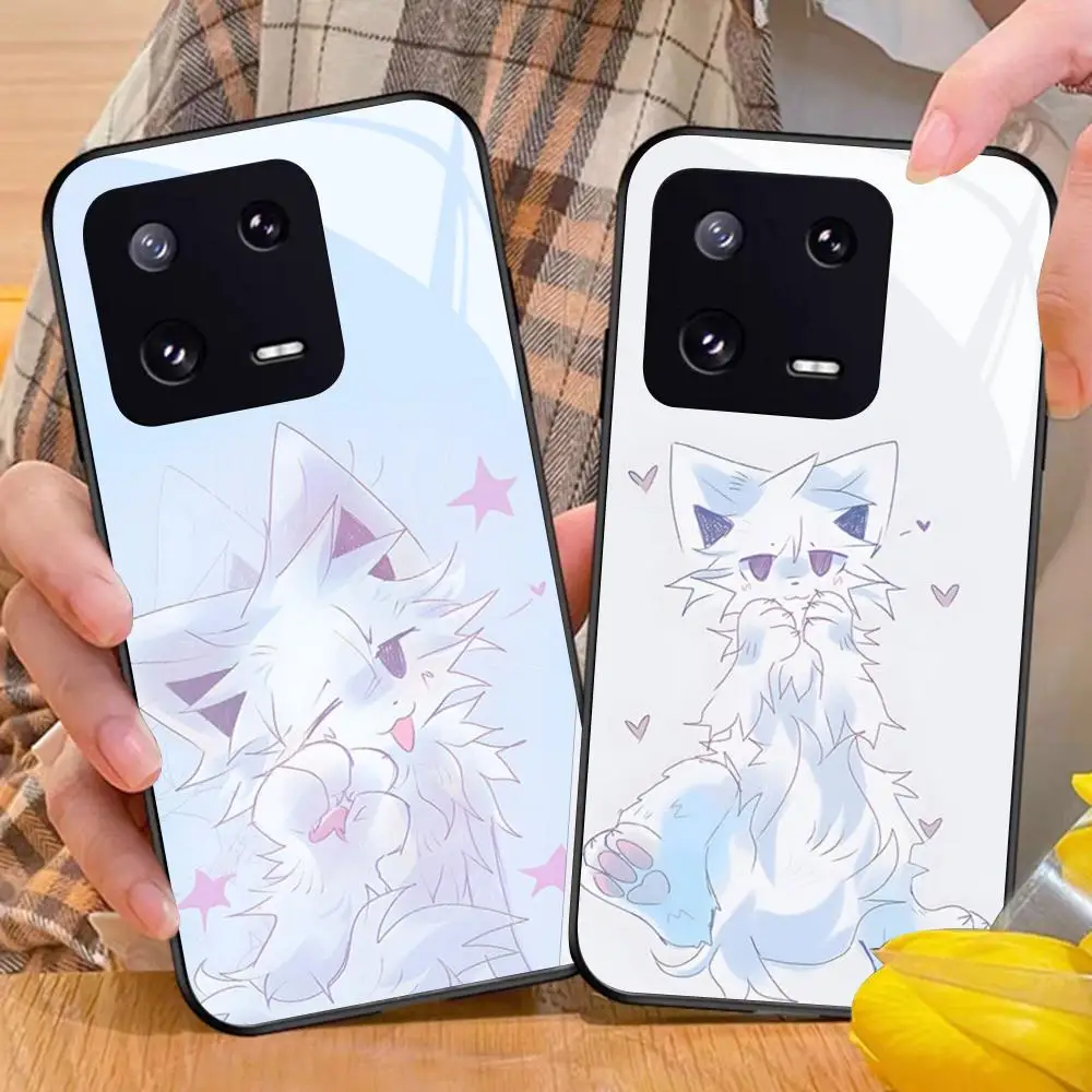Фото Чехол для телефона Furry Cute Art Boykisser-r для Xiaomi 17 15 14 13 12 Mi 11 X T Ultra Pro Lite 5G, черный, стеклянный №1