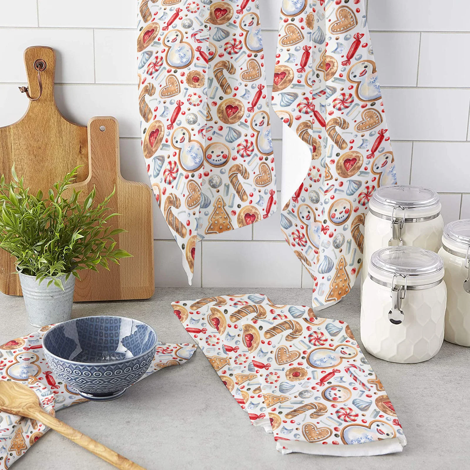 Absorbent Dish Cloth Tableware Towel For Kitchen Household Cleaning Tool